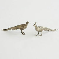 Metal Peacocks Set of 2