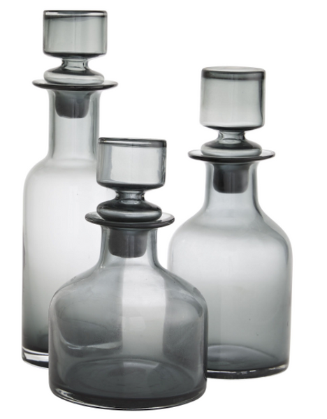 O' Connor Decanters. Set of 3