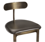 Hollis Counter Stool - Grey/Bronze - Floor Sample As Is