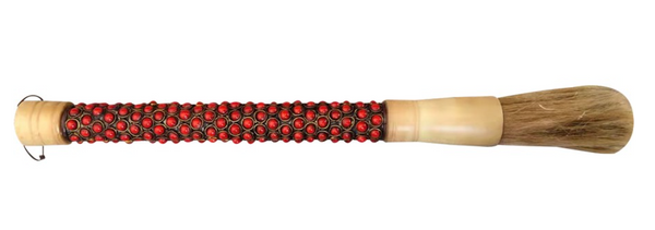 Red Beaded Calligraphy Brush